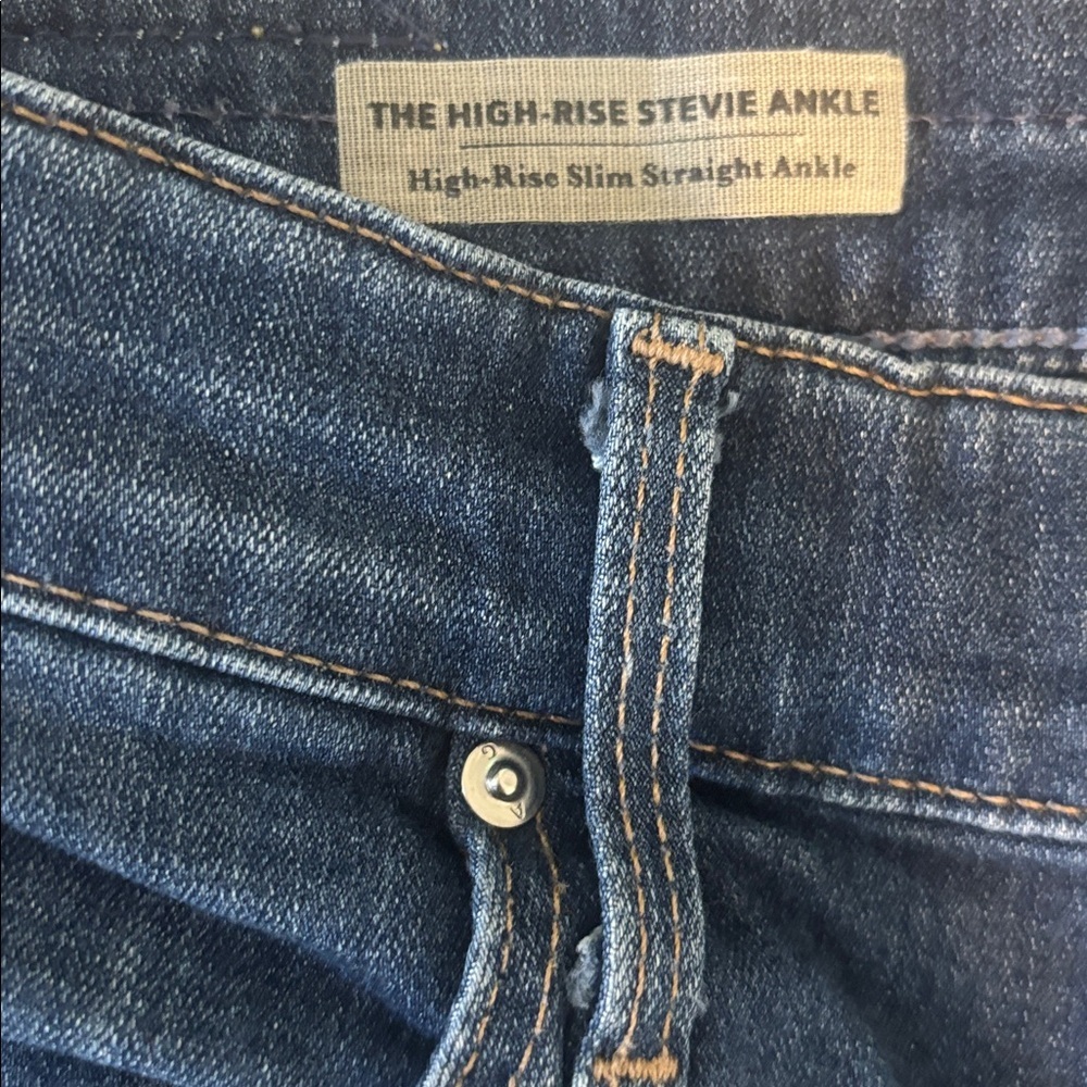 Adriano Goldschmied The High Rise Stevie Ankle Medium Wash Jeans Size 27 - Picture 3 of 7